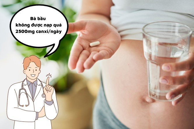 Bổ sung đầy đủ canxi để thai nhi phát triển toàn diện