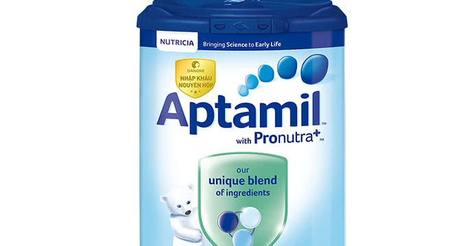 Sữa Aptamil hỗ trợ tiêu hóa và phát triển đều đặn