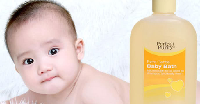 Sữa tắm dịu nhẹ, không gây cay mắt cho bé